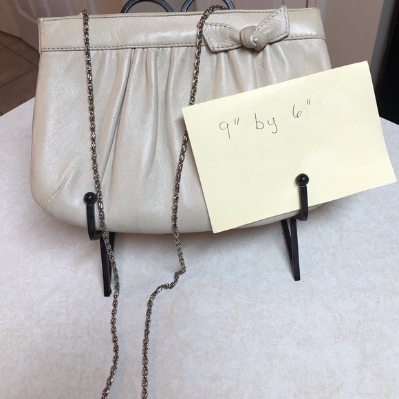 Vintage leather crossbody clutch - Picture 2 of 5